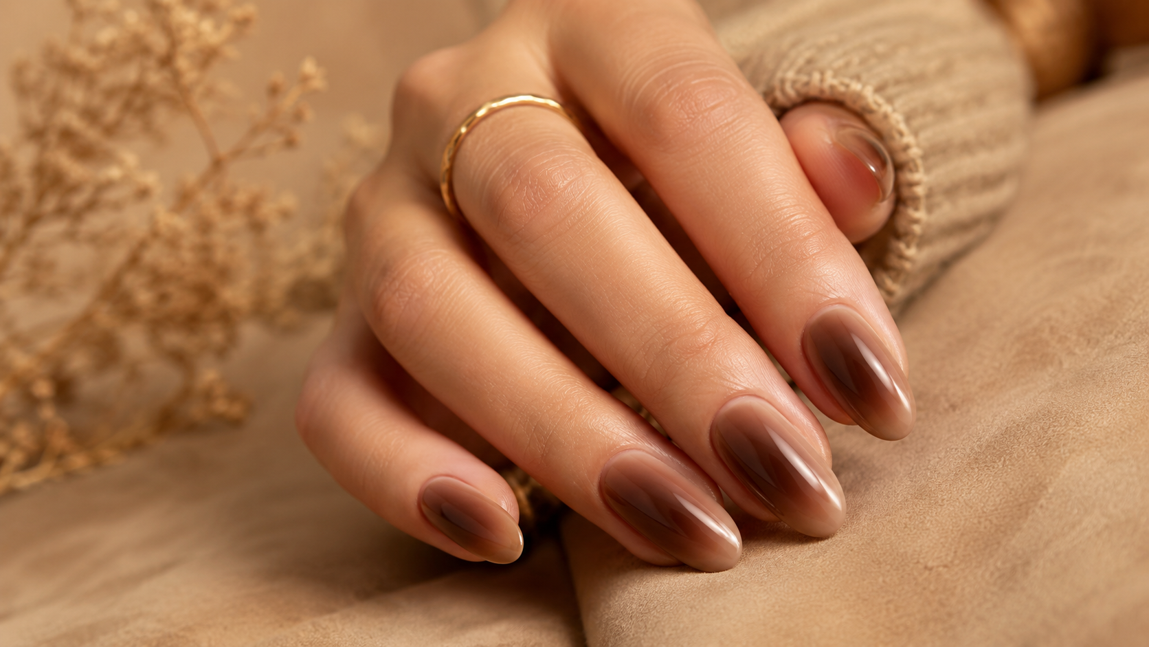 Espresso Aura Nails September Nail Ideas 2026
